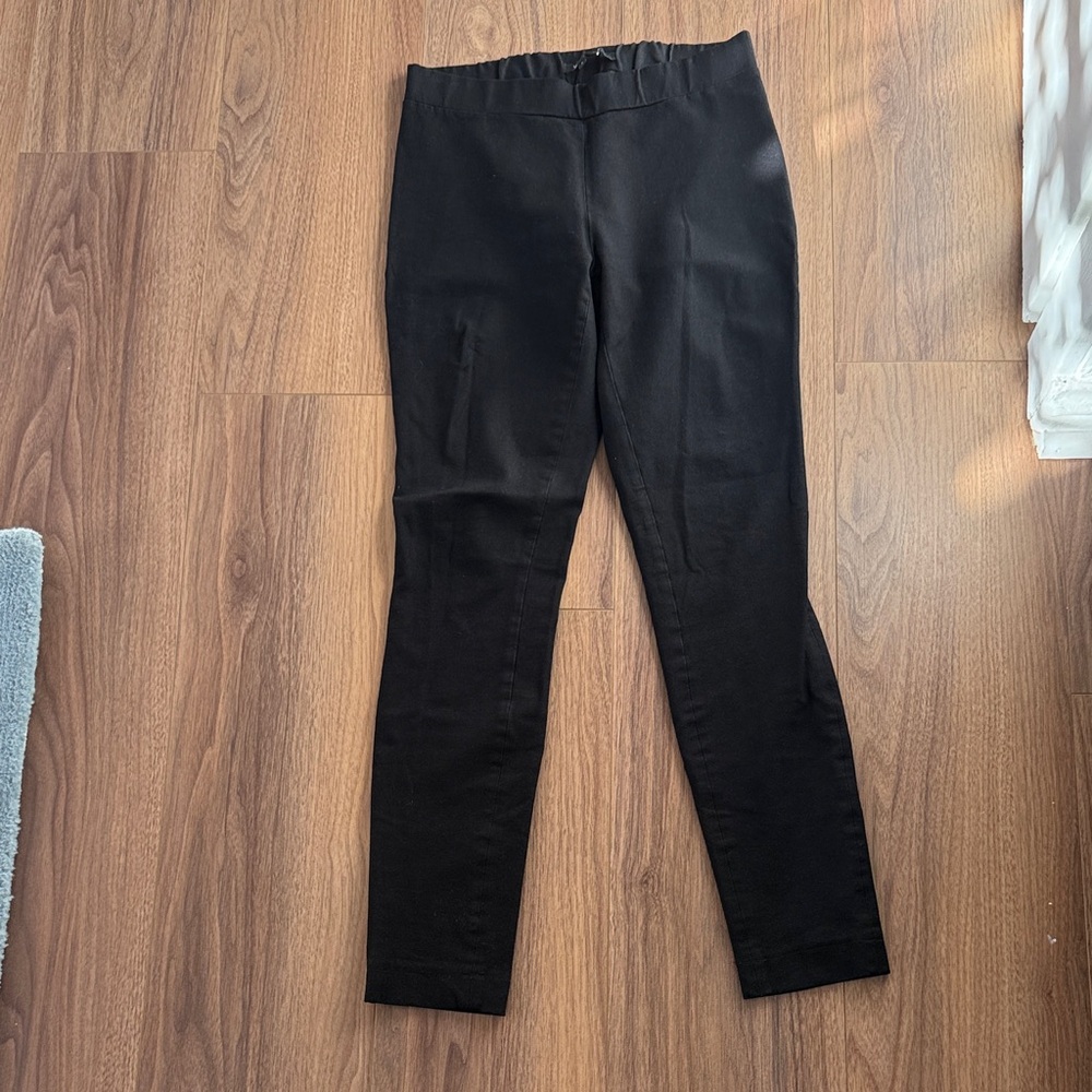 Theory Black Stretch Trousers